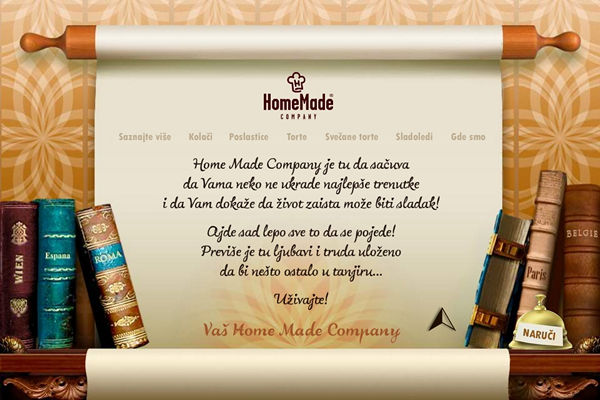 HomeMade Company - Website 2